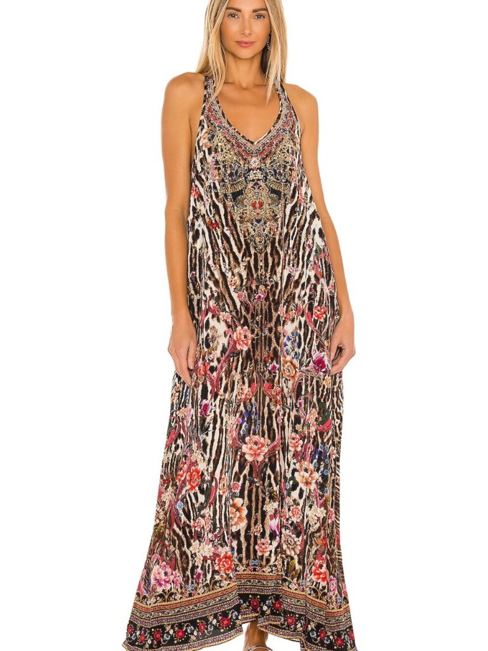 NWOT Camilla V-Neck Racerback Dress Liv a Little S $649